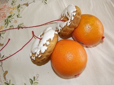 Tradicionales "Rosquillas y Naranjas" del Santo